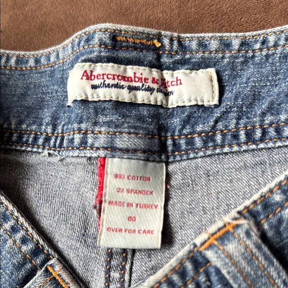 Abercrombie & Fitch Light Blue Denim Shorts. Y - Picture 2 of 3